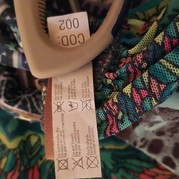 Maaji Beach Coverup Maxi Dress / Sz M / Animal-print bra top, multicolored skirt - Picture 11 of 15